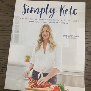 Simply Keto cookbook by Suzanne Ryan